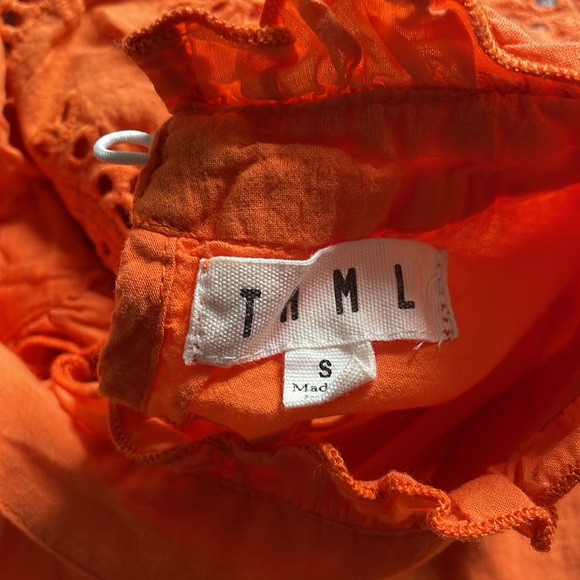 EUC Cute Orange THML top Sz S - Picture 2 of 4
